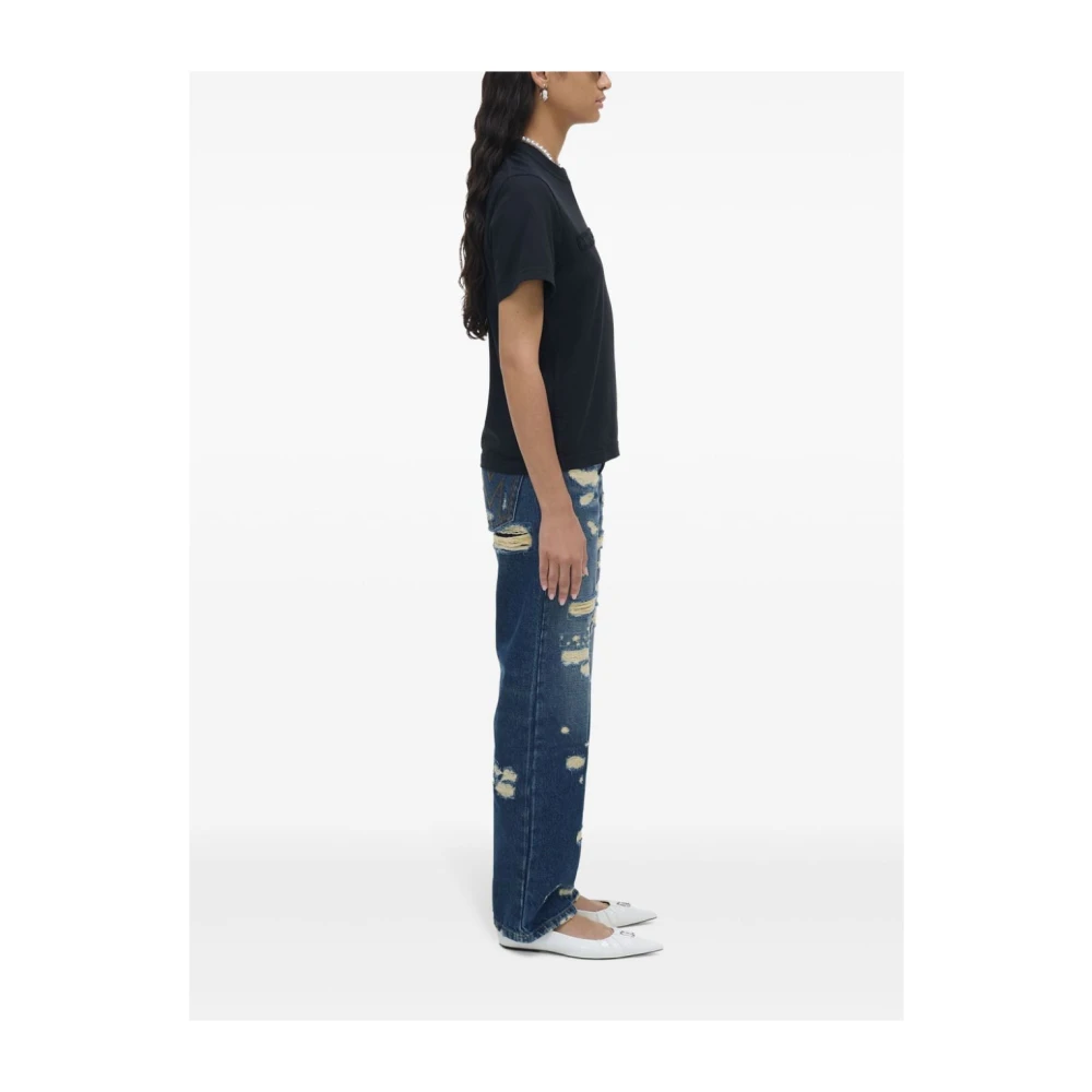 Marc Jacobs Zwarte T-shirts en Polos Black Dames