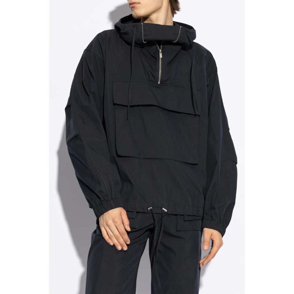 Helmut Lang Capuchonjack Blue Heren