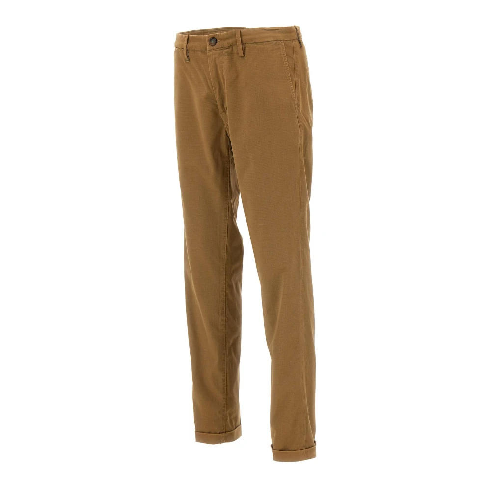 Re-Hash Bruine Casual Broek Brown Heren