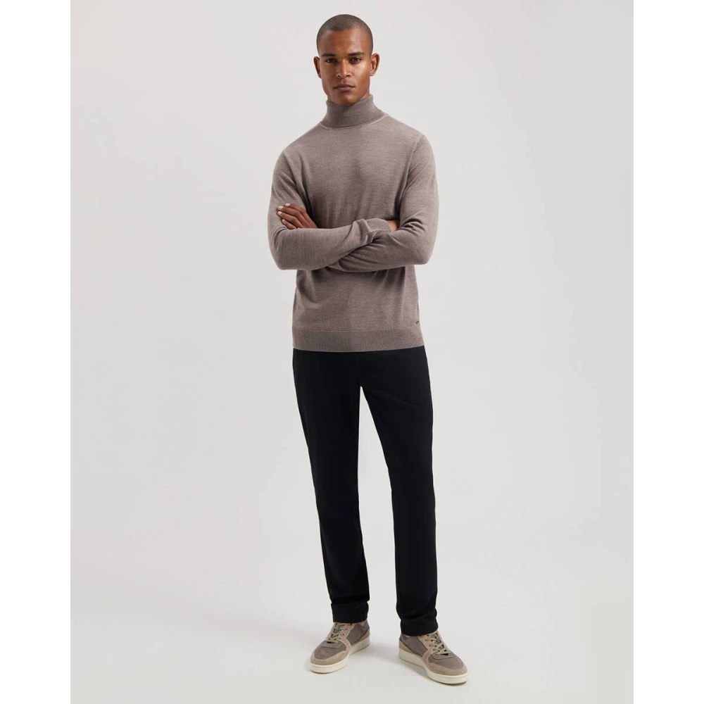 Dstrezzed Turtle Neck Pullover Sweater Beige Heren