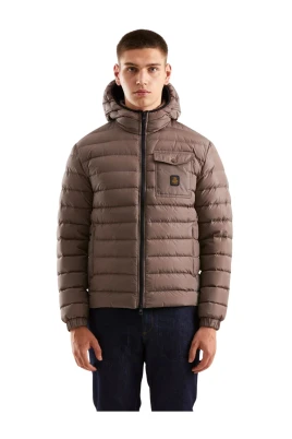 Nylon Dunjacka med Huva