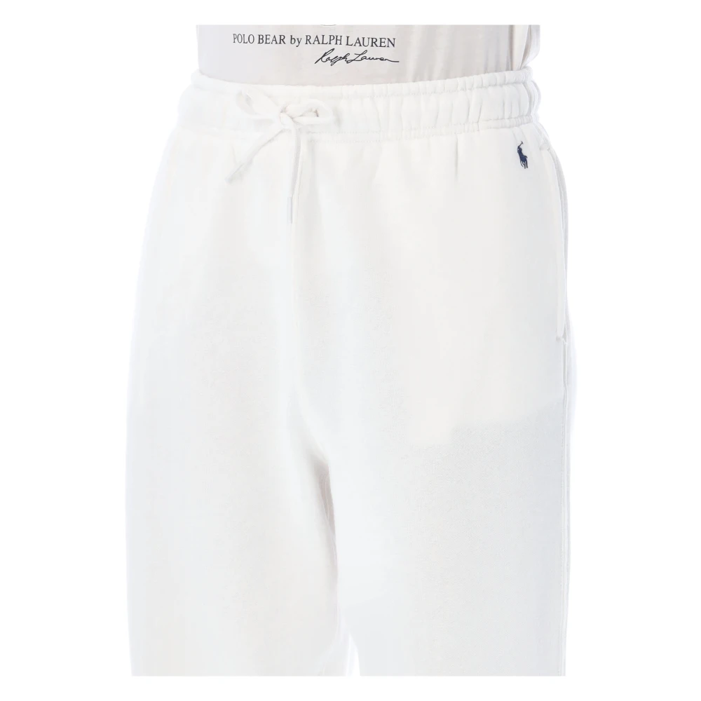 Polo Ralph Lauren Fleece Joggingbroek White Dames
