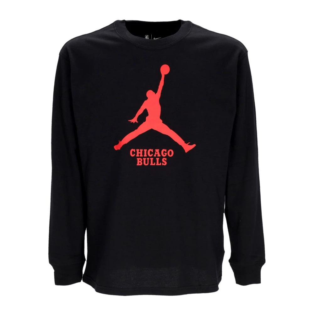 Jordan Chicago Bulls Longsleeve T-shirt Black Heren