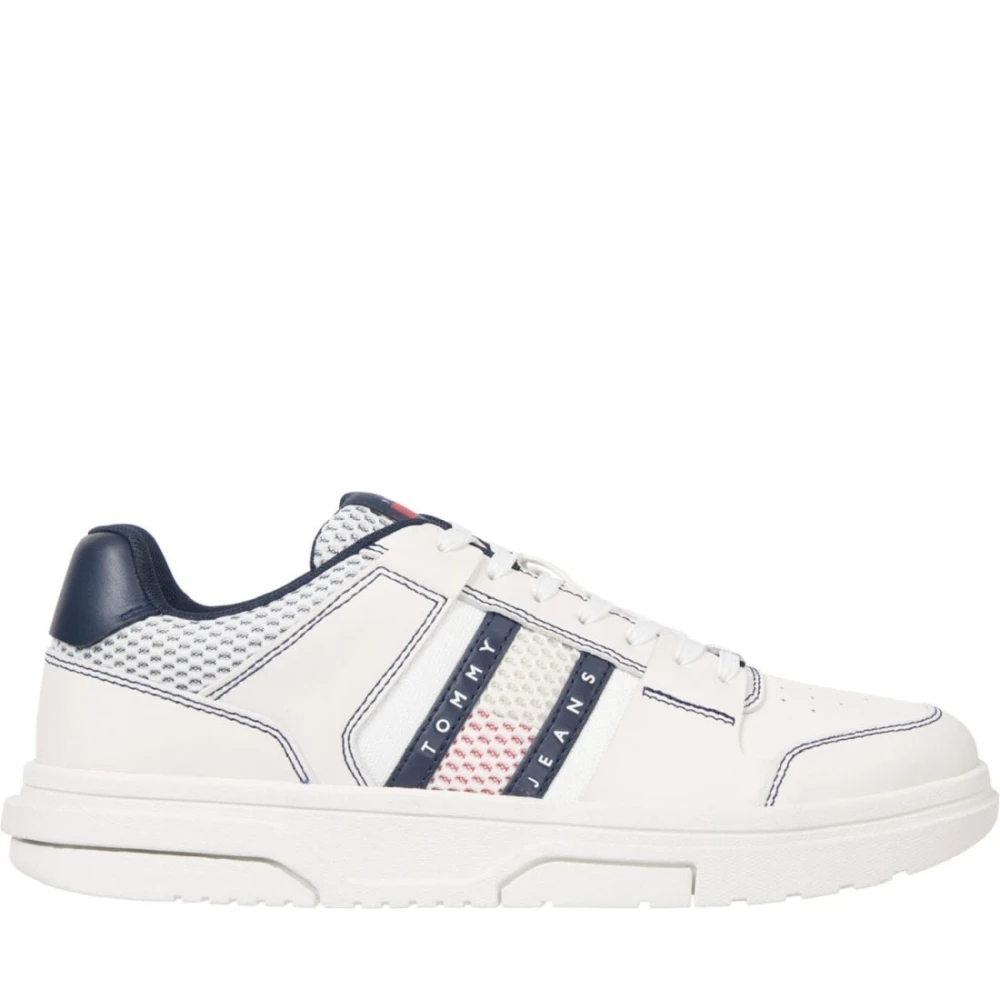 Tommy Jeans Men's Blue Sneakers, 11 Uk, Brooklyn Trainers For