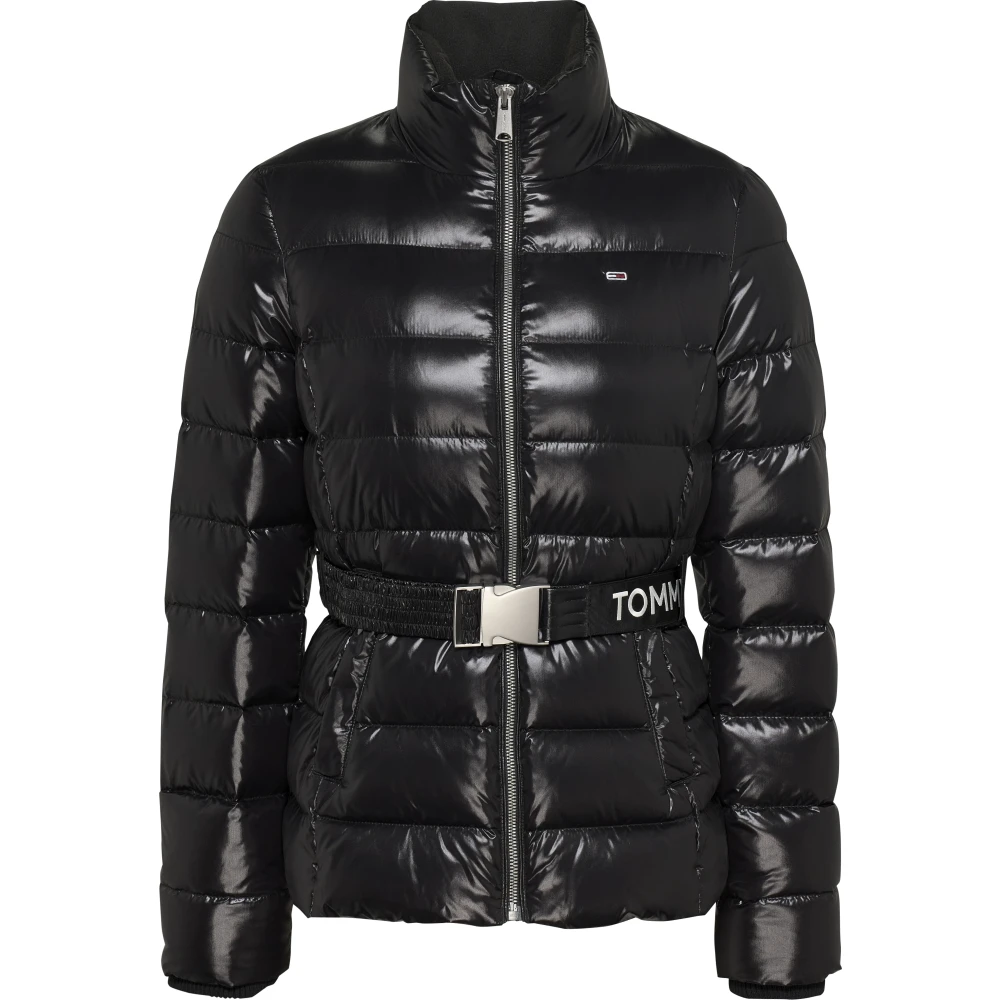 Tommy Jeans Svart Dun Pufferjacka Black, Dam