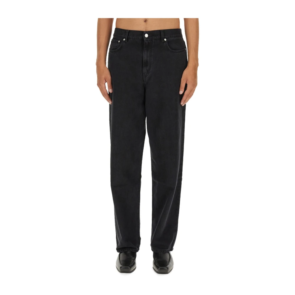 Séfr Klassieke Wide Cut Jeans Black Heren