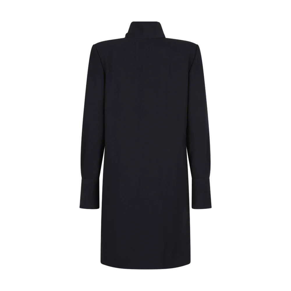 Golden Goose Zwarte Jurk met Strik van Zwart Bow Black Dames