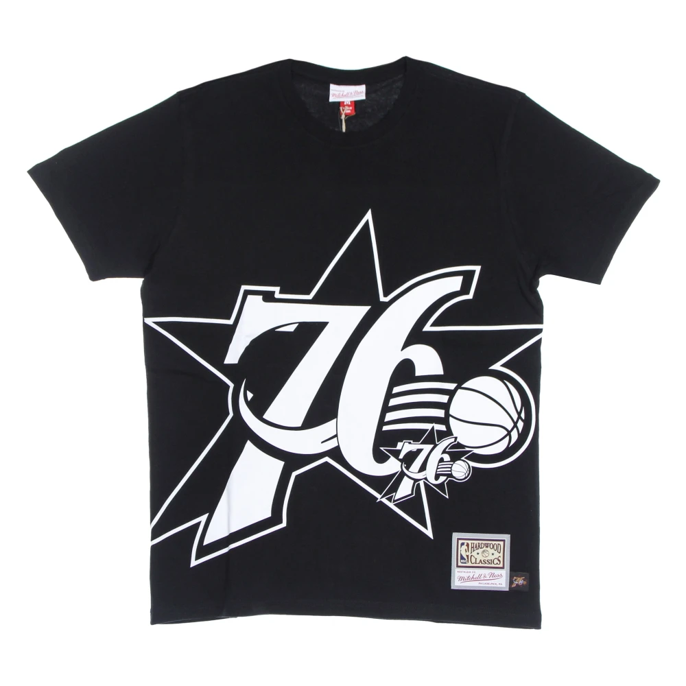 Mitchell & Ness NBA Big Face Tee Zwart Black Heren