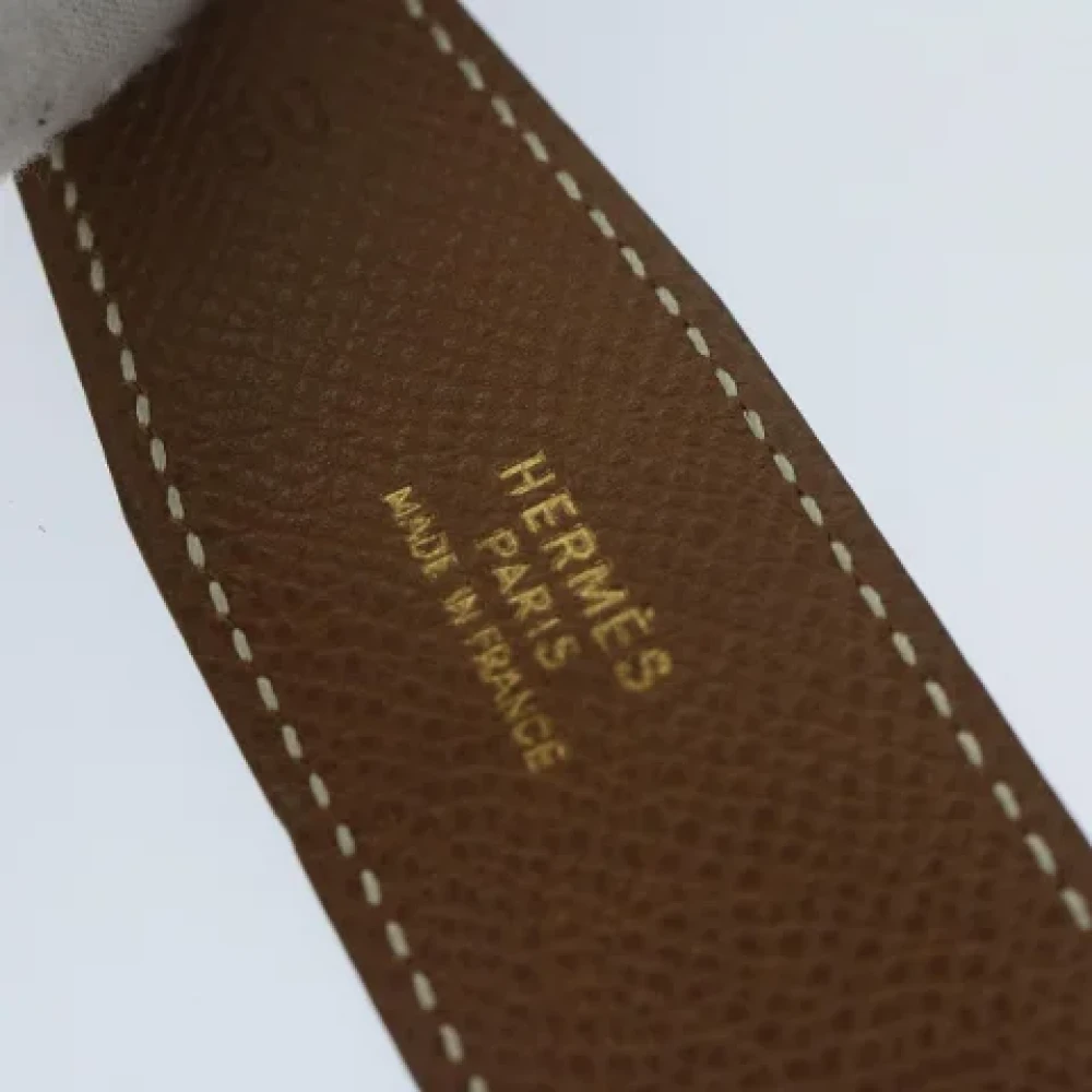 Hermès Vintage Pre-owned Leather belts Black Dames