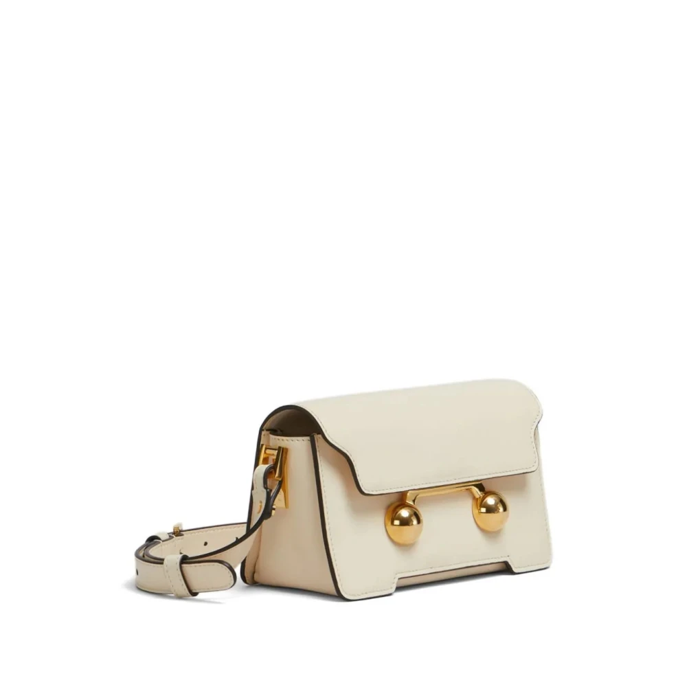 Marni Trunkaroo Schoudertas in Wit White Dames