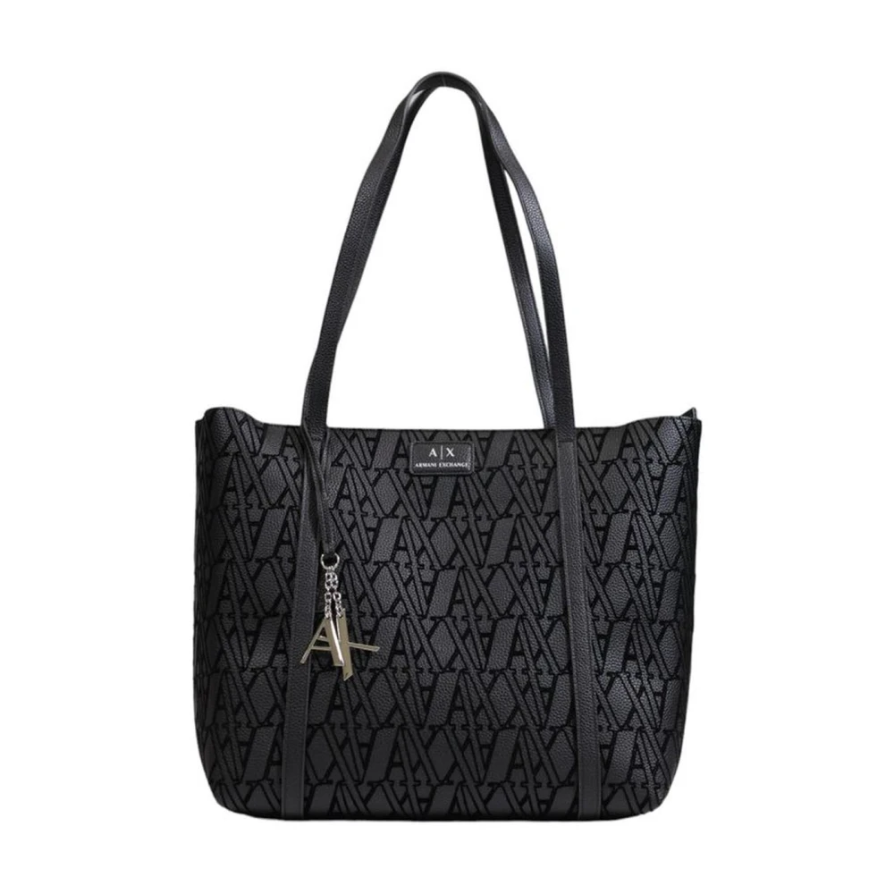 Armani Exchange Stijlvolle Zwarte Handtas Dames Collectie Black Dames