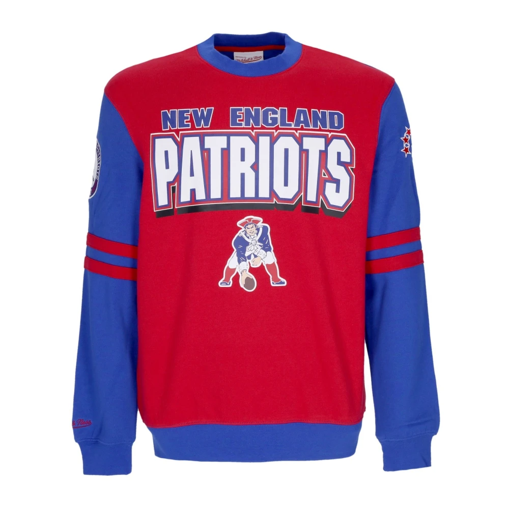 Mitchell & Ness NFL Crewneck Sweatshirt Patriots Celebration Multicolor Heren