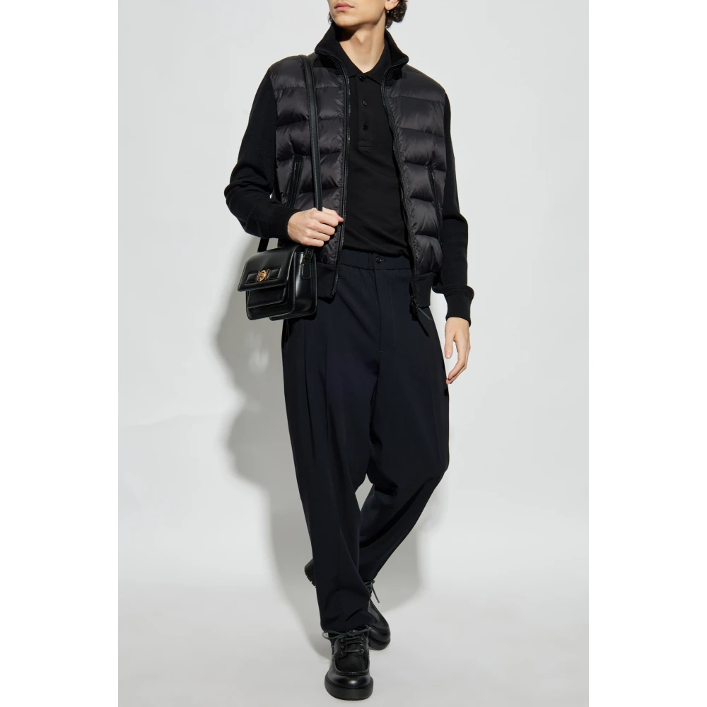 Tom Ford Polo met logo Black Heren