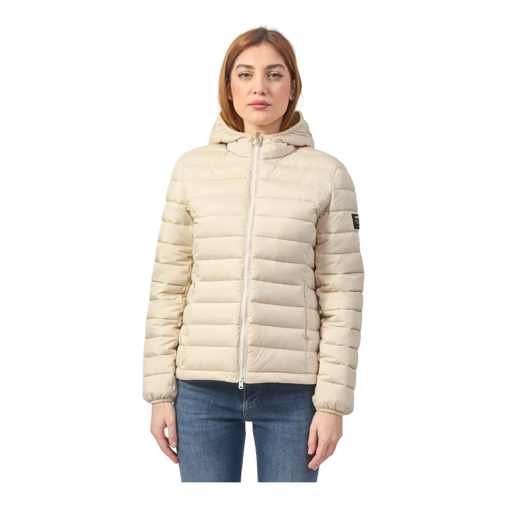 Ecoalf Omkeerbare winddichte jas Atlantic Beige Dames