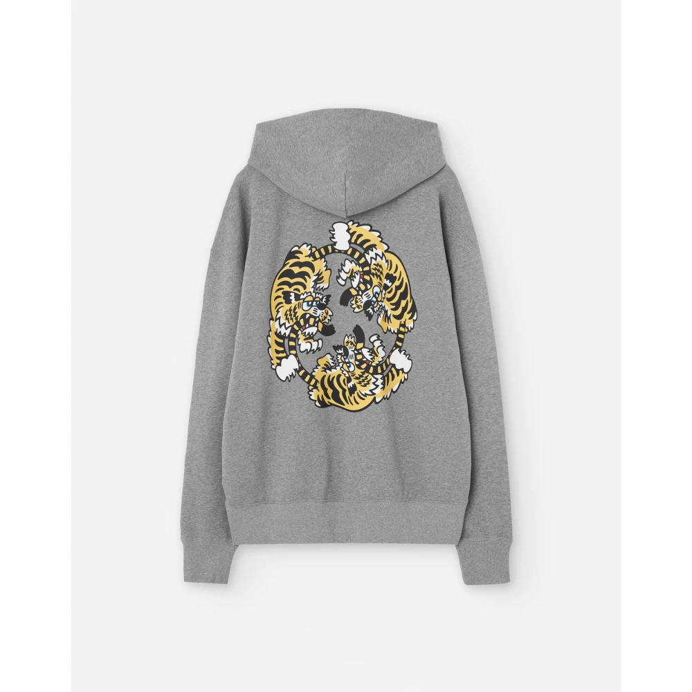Kenzo Urban Oversize Hoodie Grijs Gray Heren