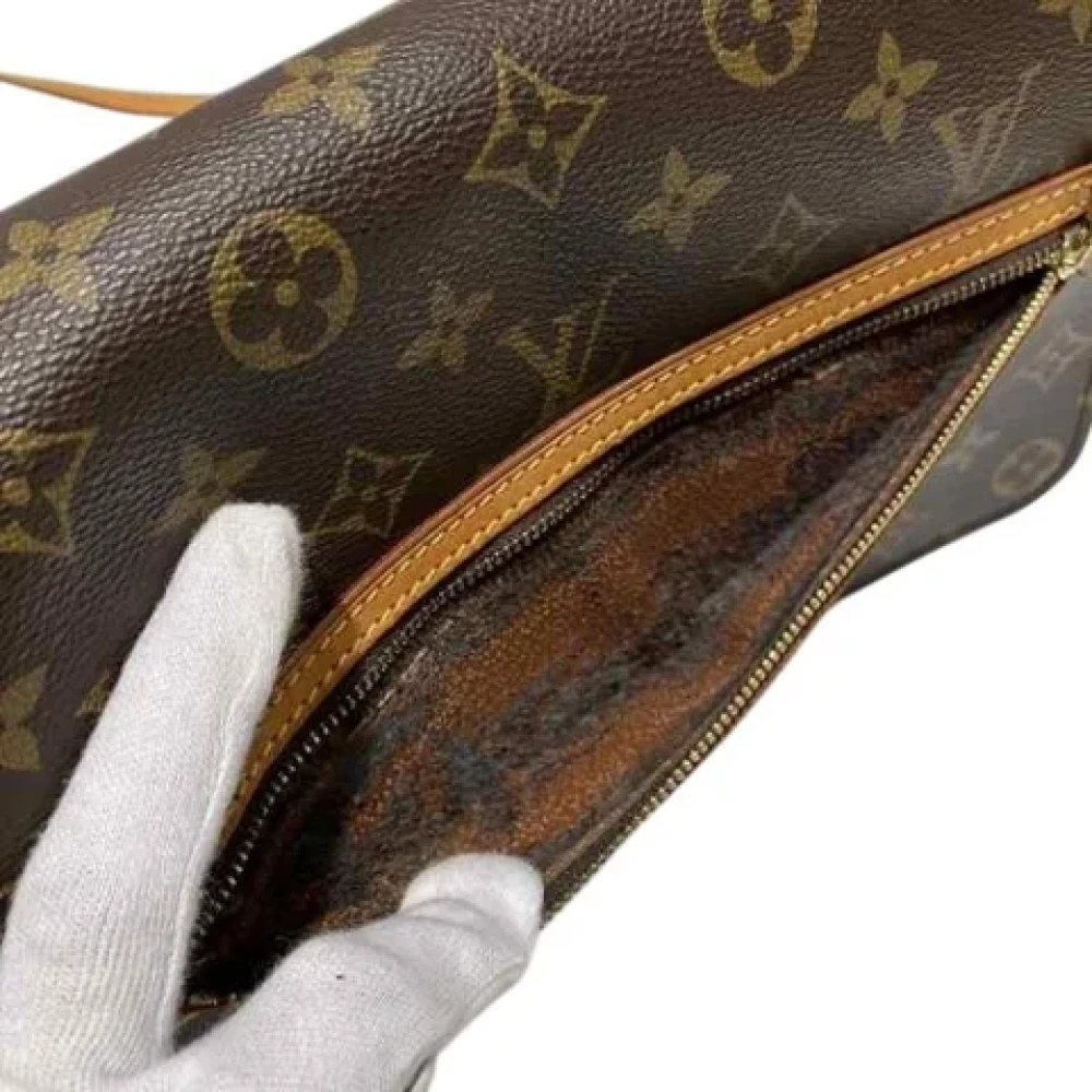 Louis Vuitton Vintage Pre-owned Fabric shoulder-bags Brown Dames
