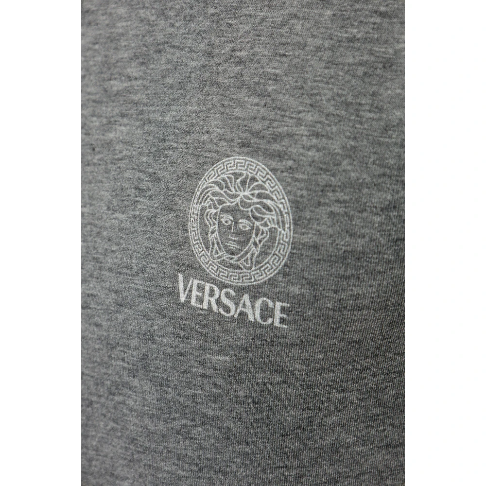 Versace T-shirt uit de 'Underwear' collectie Gray Heren