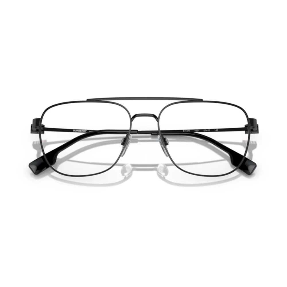 Burberry Retro Square Metal Bril Black Heren
