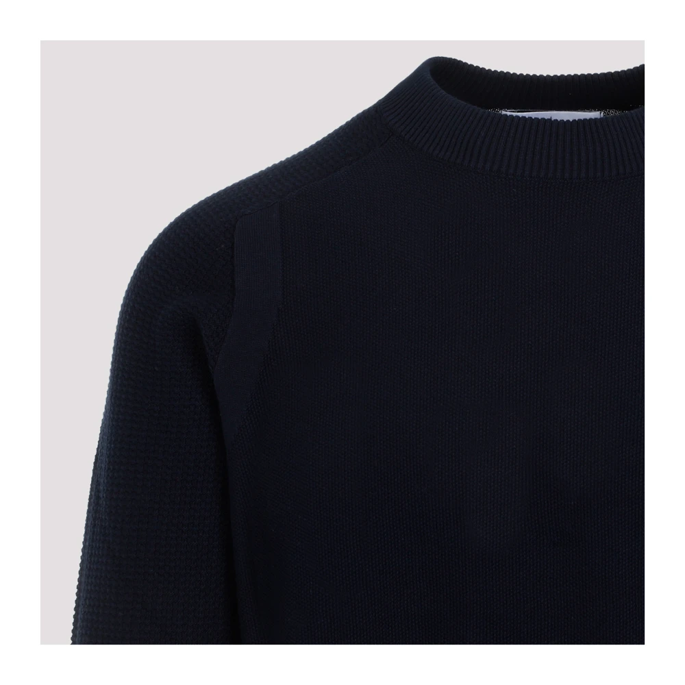 Stone Island Navy Blauw Katoen Pullover Sweater Blue Heren