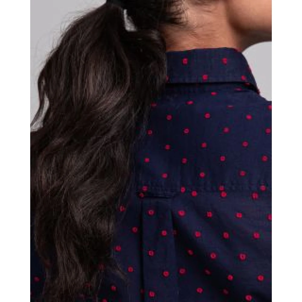 Gant Ele Overhemd Blue Dames