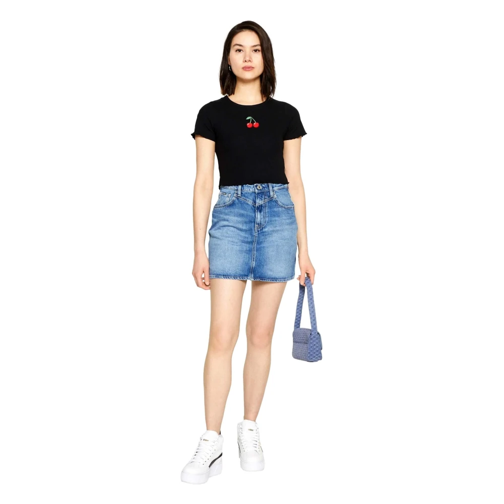 Pepe Jeans Denim Skirts Blue Dames