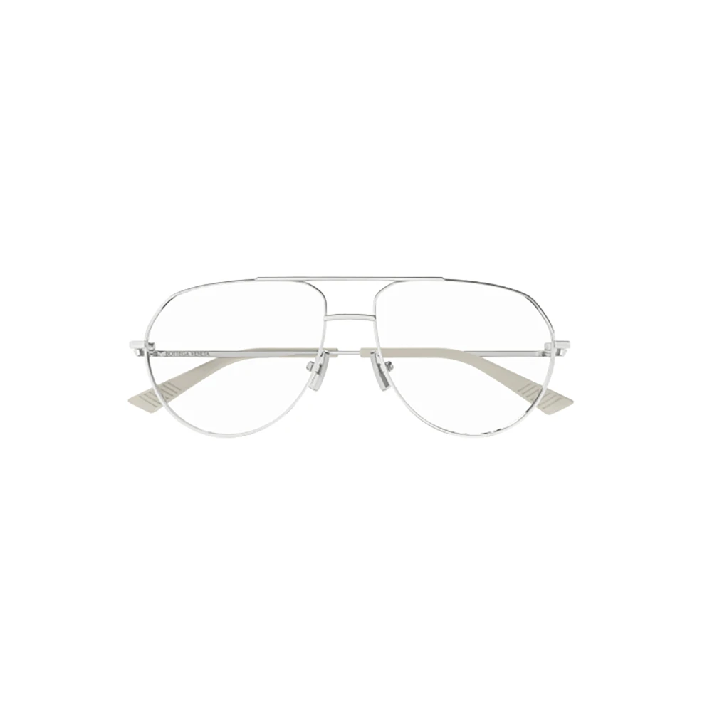 Bottega Veneta Metallic Optische Frames voor Vrouwen Gray Dames