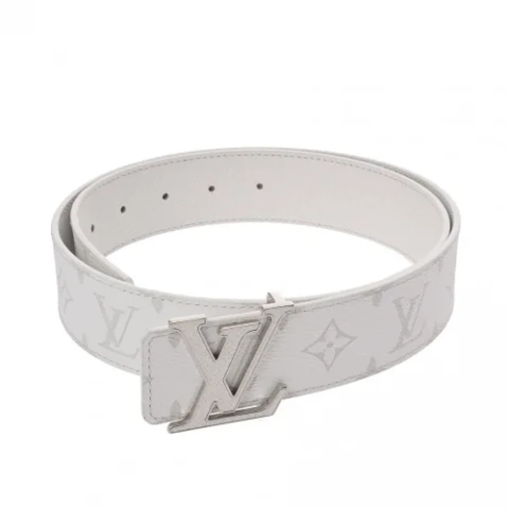 Louis Vuitton Vintage Pre-owned Canvas Belt White, Herr