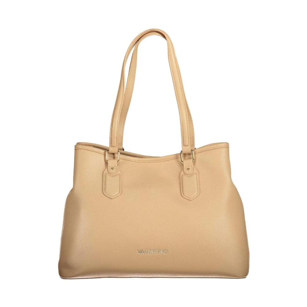 Valentino Women's Beige Shopping Bags, One Size, Structured Top Handle Bag