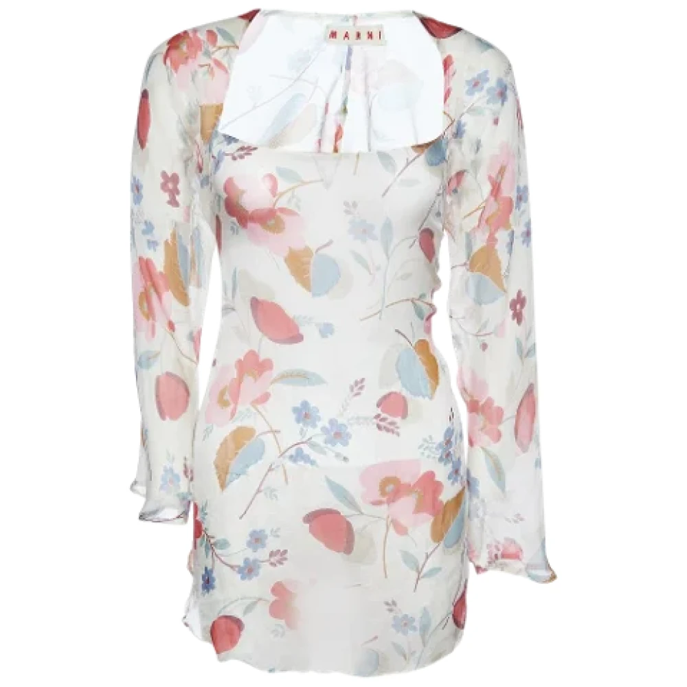 Marni Pre-owned Silk tops Multicolor Dames