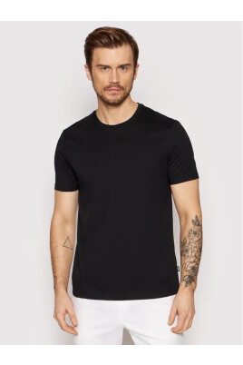 slim-fit-bomuld-t-shirt-sort