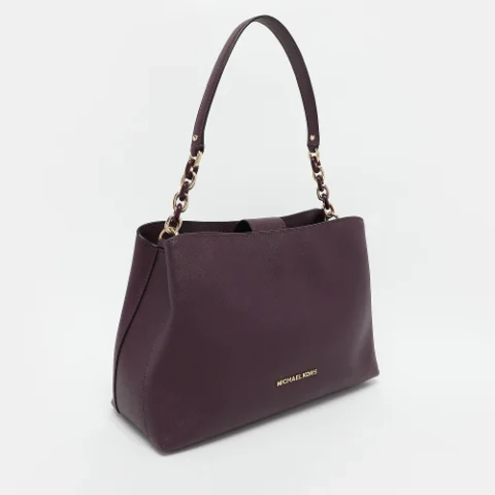 Michael Kors Pre-owned Leather handbags Purple Dames