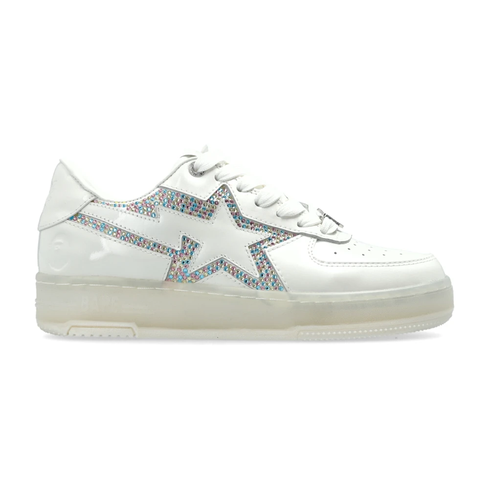 A Bathing APE Logo Sneakers Dames Schoenen Wit
