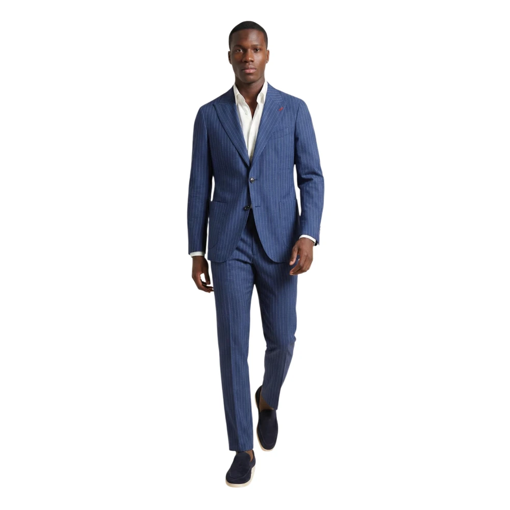 Mulish Men's Blue Abs111r Suit - Single Breasted Suits - M - Suits