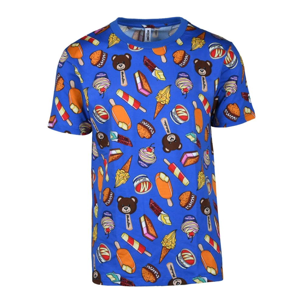 Moschino Zwem T-shirt met elastaanmix Multicolor Heren