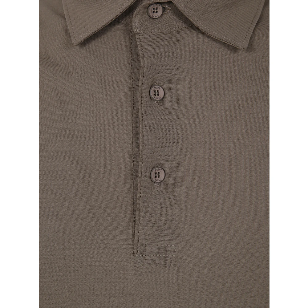 Herno Polo Shirt Brown Heren