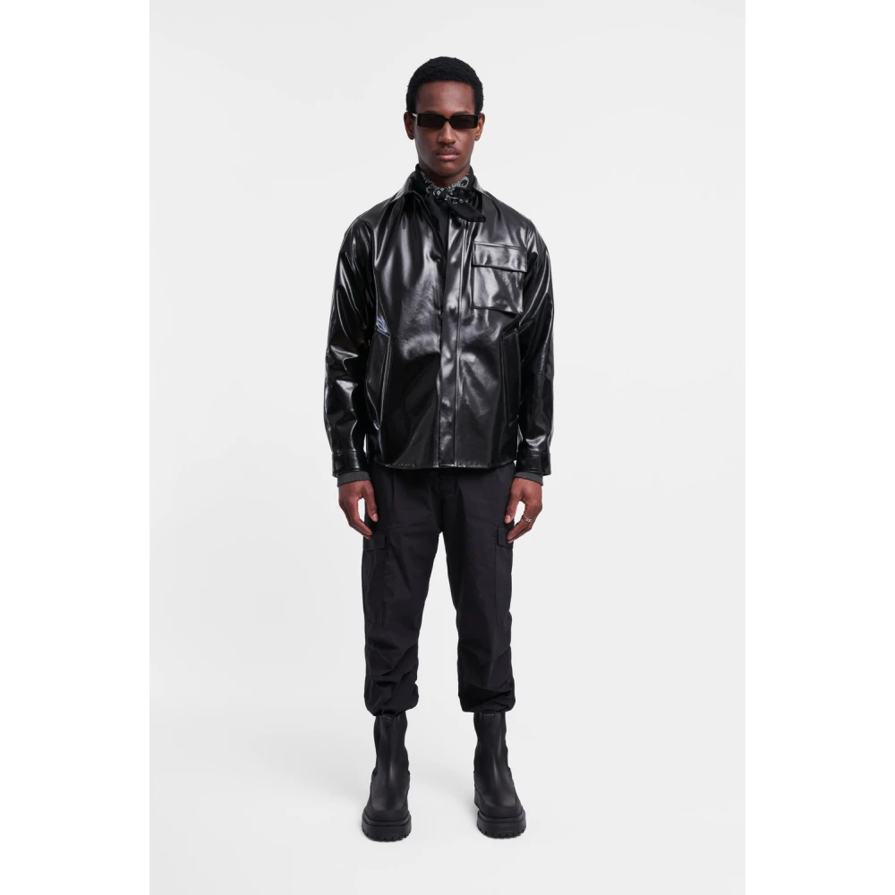 Stutterheim Waterdicht Overshirt voor Mannen Black Heren