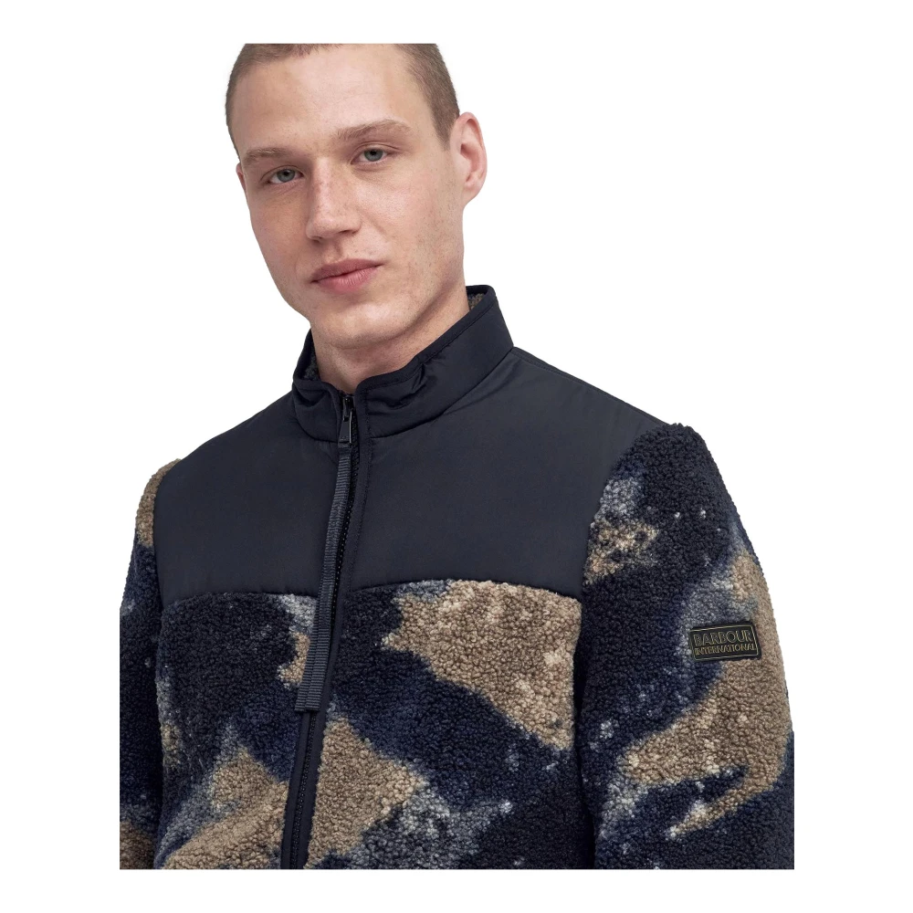 Barbour Camo Drafthouse Fleece Jas Multicolor Heren
