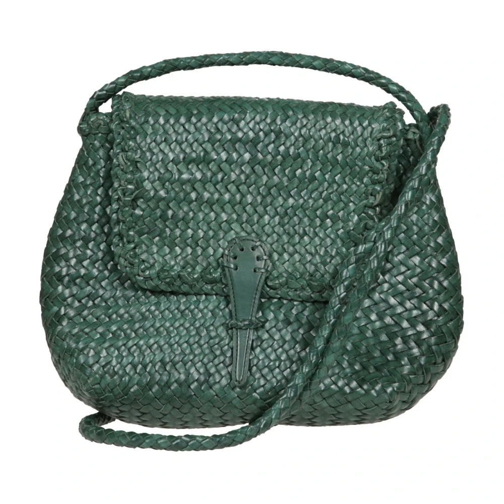 Dragon Diffusion Stijlvolle Leren Tas Green Dames