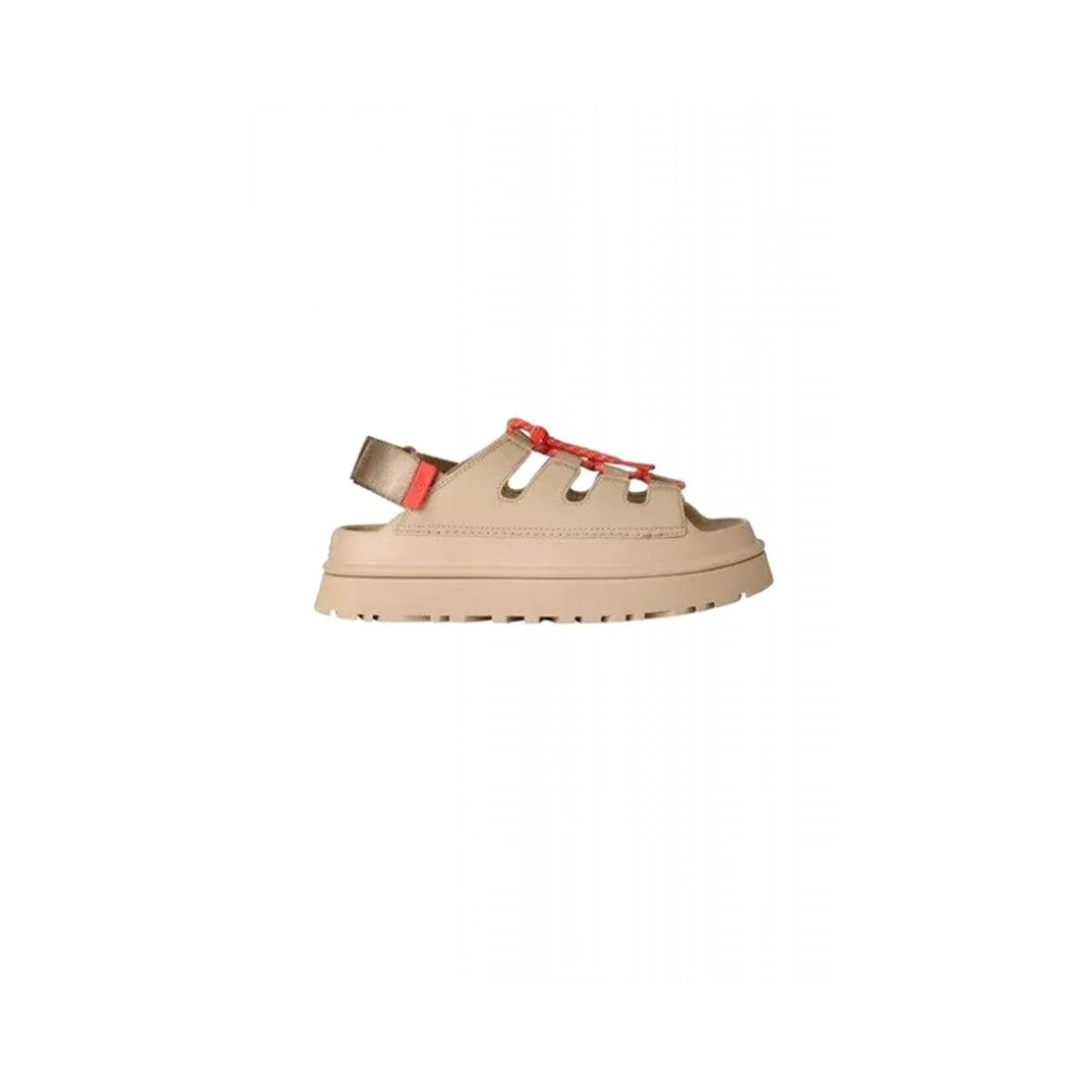 Ugg Women's Beige Flat Sandals, 5 Uk, Goldenglow Toggle Sandal