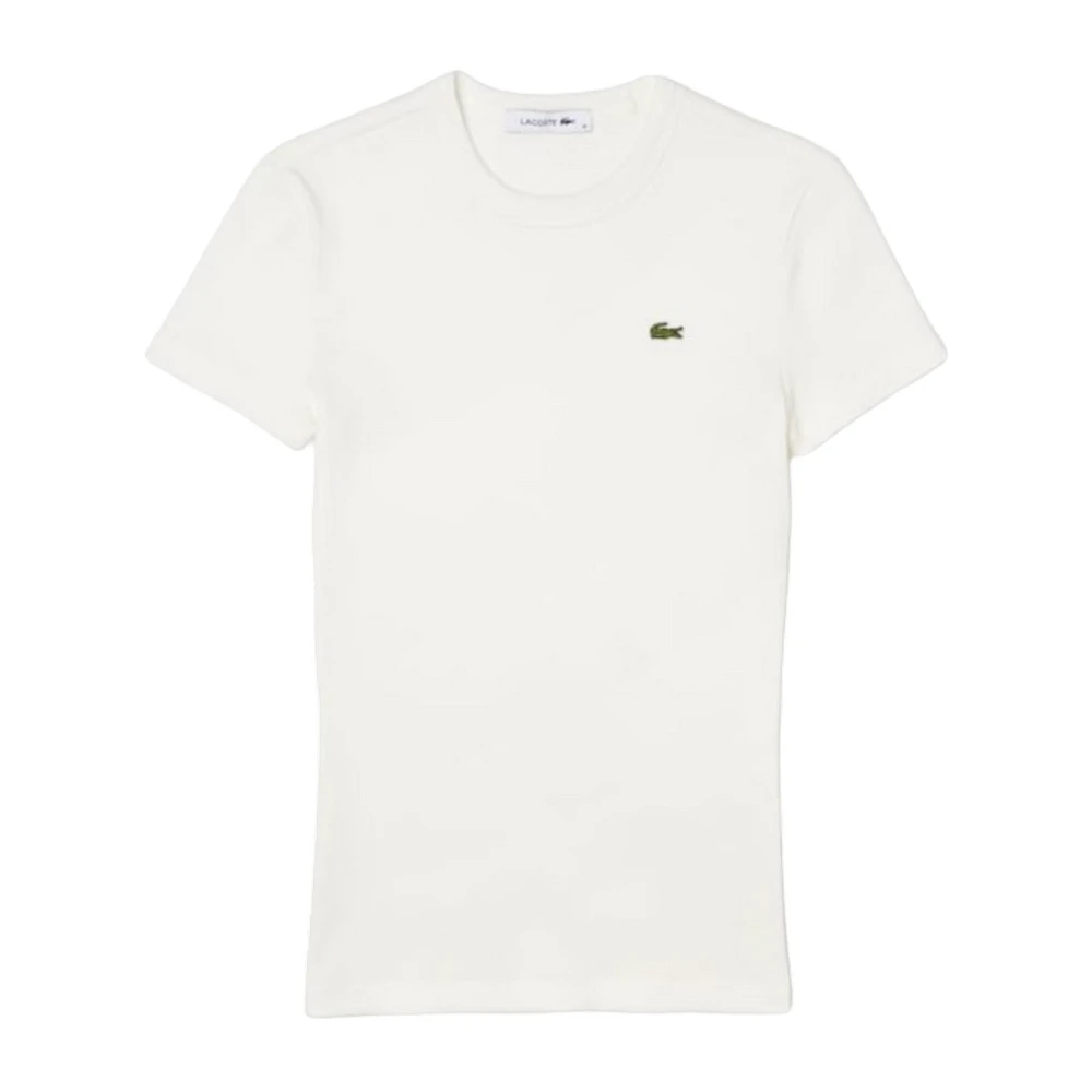 Lacoste Donna Bianco Top, 2XS, New,