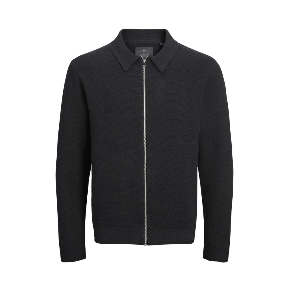 jack & jones Gebreid Vest Zwart Black Heren
