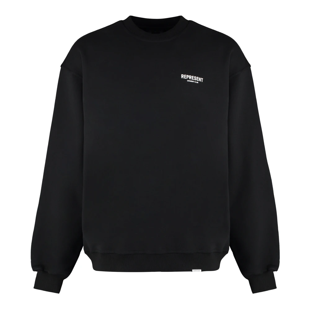 Represent Men's Black Sweatshirts, M, Crew-Neck Sweatshirt