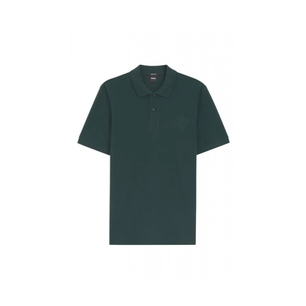 Hugo Men's Green Polo Shirts, L, Pallas Polo Shirt