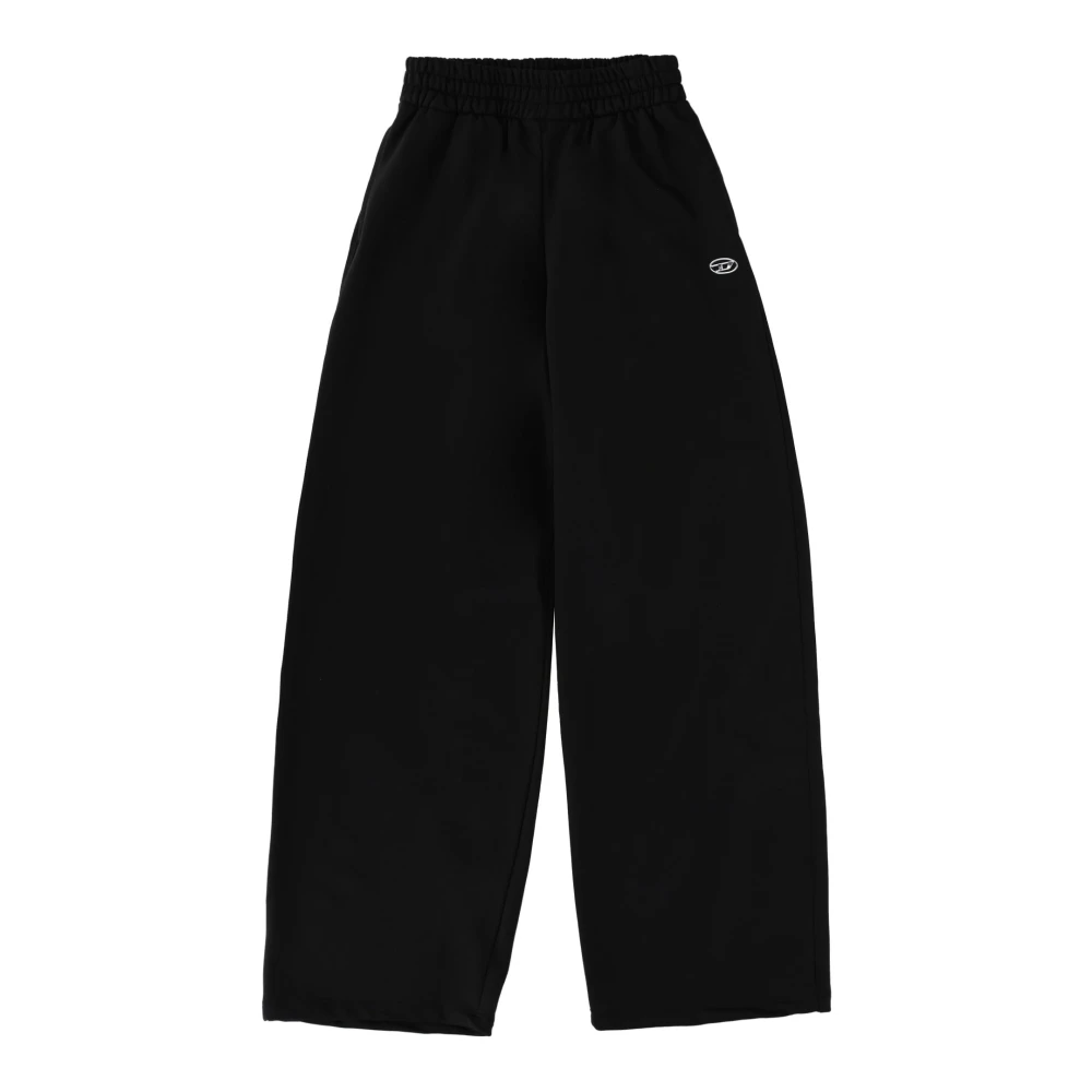 Diesel Women's Black P-Zenia-Od Wide Trousers - Wide Trousers - S - Trousers