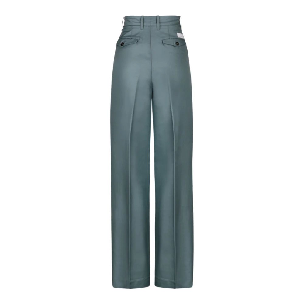 Nine In The Morning Wide Trousers Blue Dames