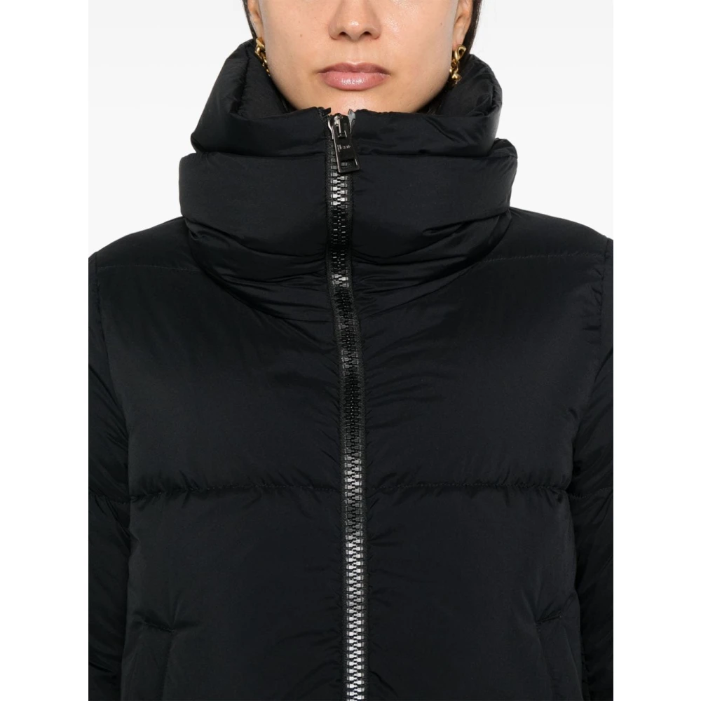 Herno Winterjassen Zwart Piumino Stijl Black Dames
