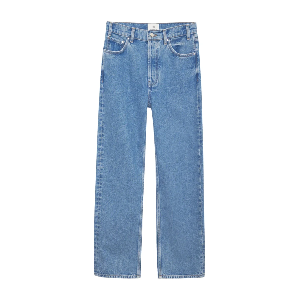 Anine Bing Vintage Blue Boyfriend Jeans Blue Dames