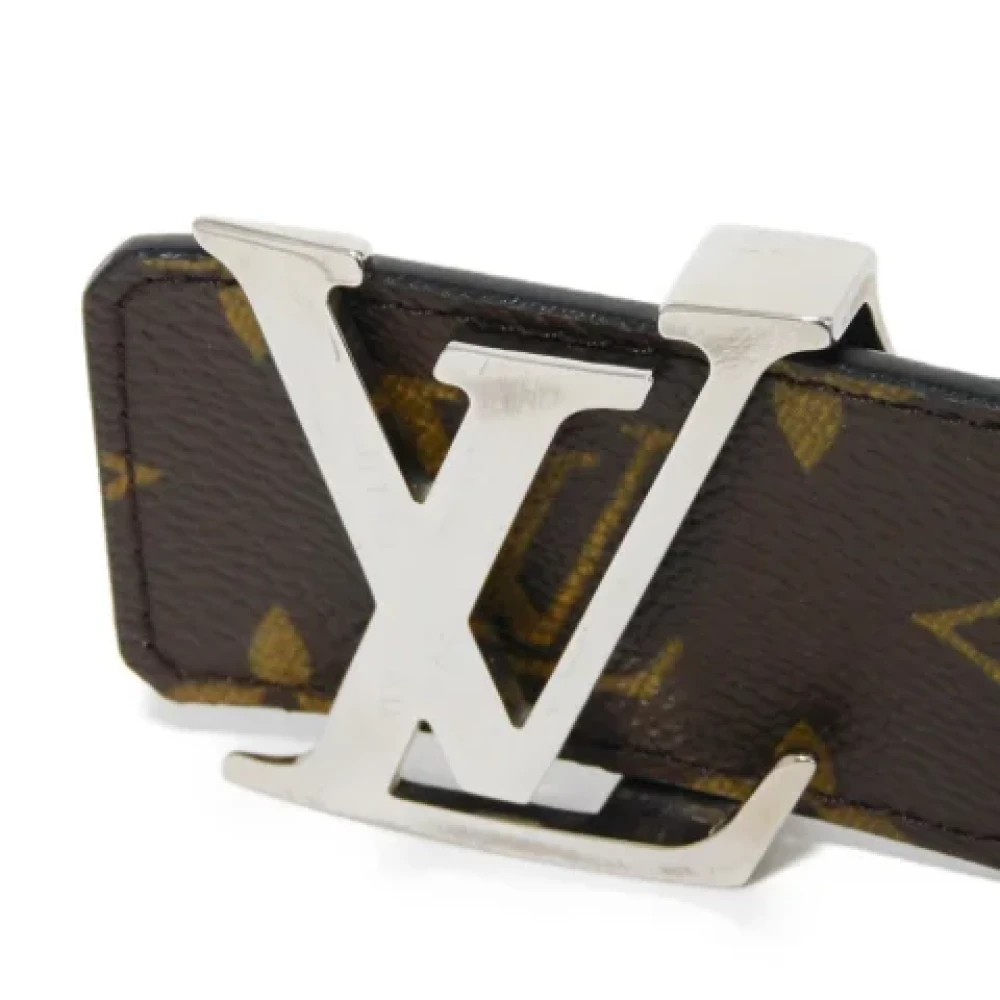 Louis Vuitton Vintage Pre-owned Leather belts Black Dames