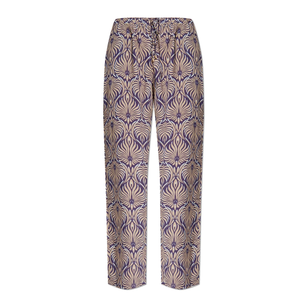 Hanro Vrouw Purper Nachtkleding Dames, Paars, M, Lange Broek