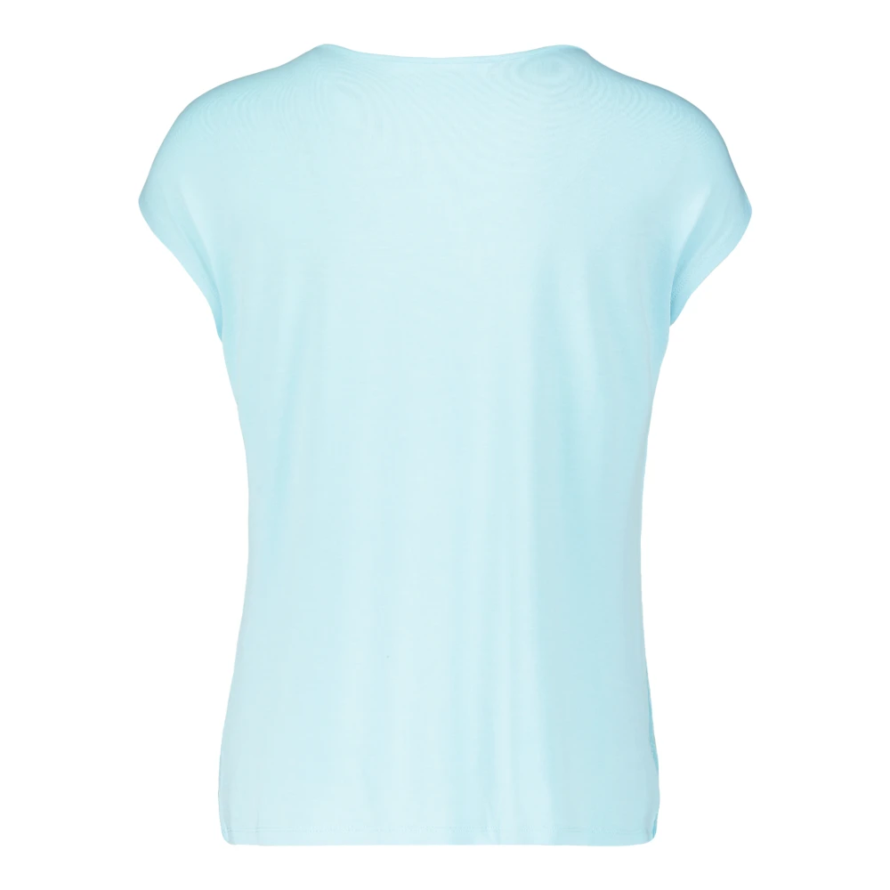 Betty & Co Geplooid blouse shirt Blue Dames